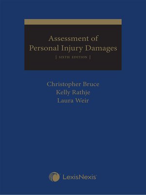 cover image of Assessment of Personal Injury Damages